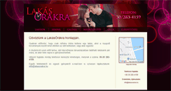 Desktop Screenshot of lakasorakra.hu